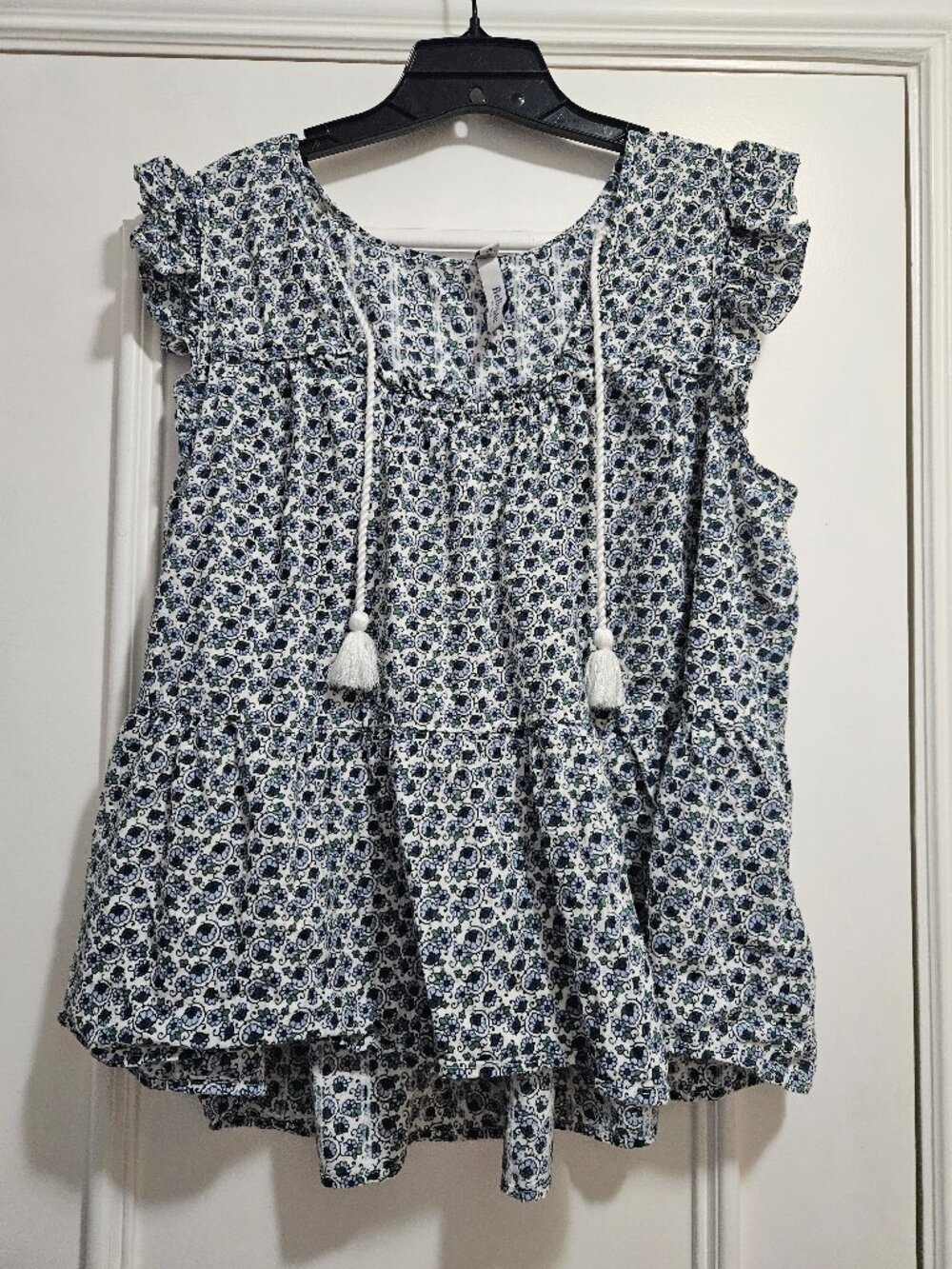 Belle Isle Tie-Front Tiered Top - TORRID
